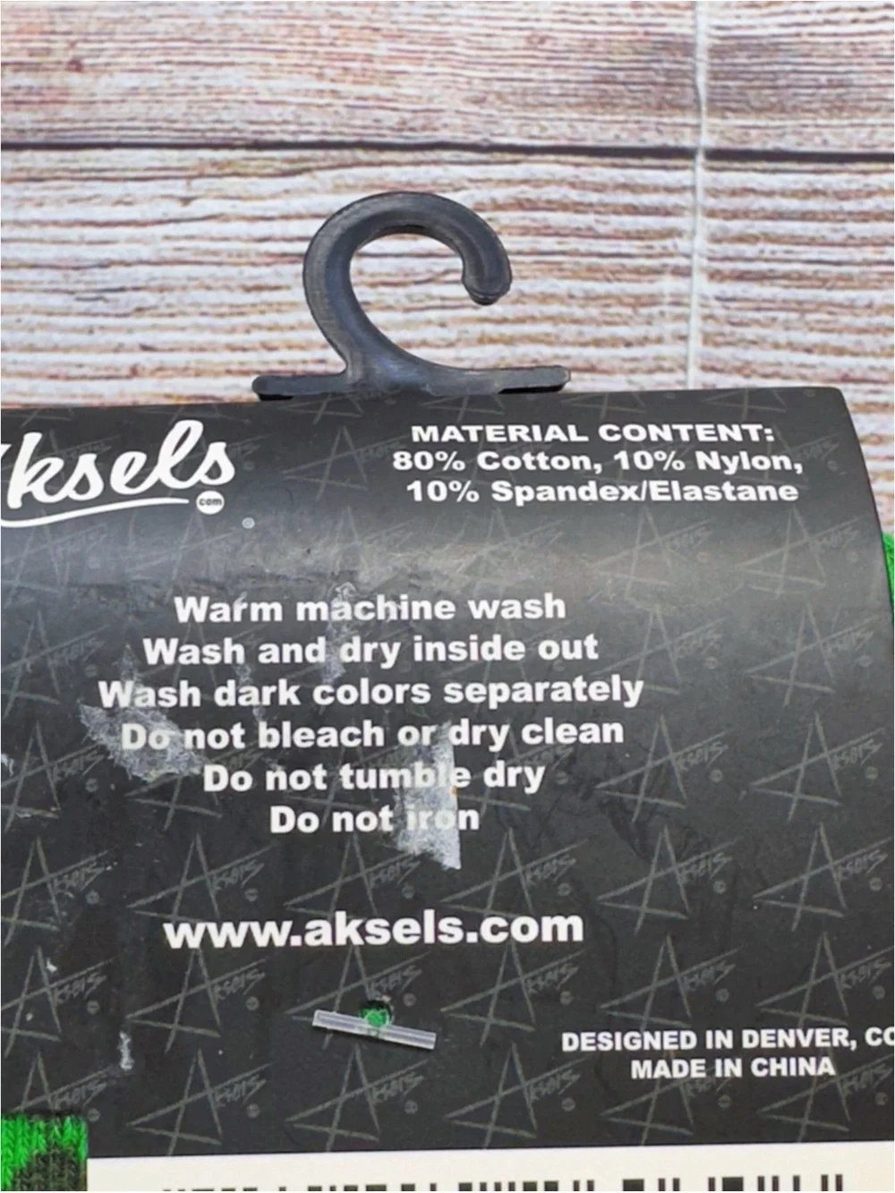 NWT Aksels Green Argyle Men's Dress Socks